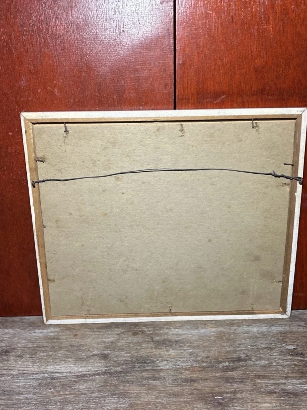 Classic White and Tan Framed Cork Board - Home Accents